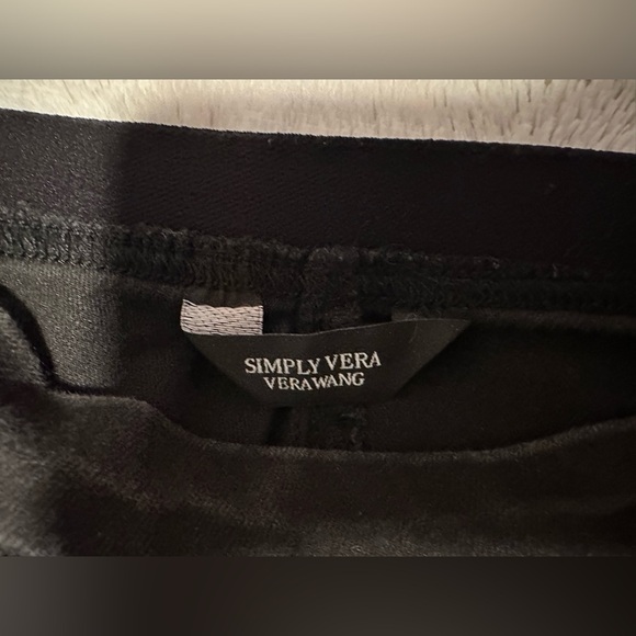 Simply Vera Vera Wang Black Skinny Stretch Waist Jeggings Jeans - Picture 2 of 15